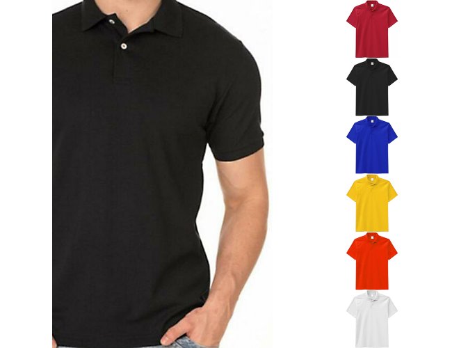 Camiseta Polo Personalizada Confeccionada Em 100% Algodo