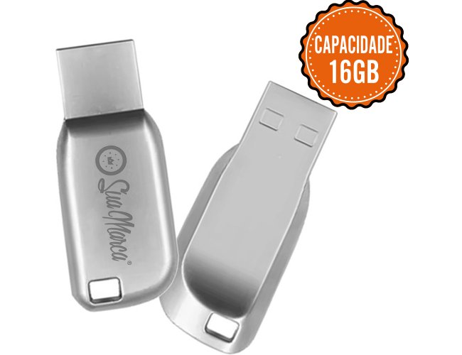 Mini Pen Drive Personalizado De Metal BLADE Com Capacidade De 16GB