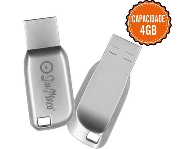 Mini Pen Drive Personalizado De Metal BLADE Com Capacidade De 4GB